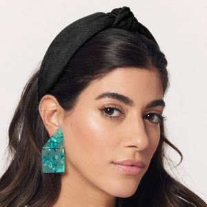 COPY - LELE SADOUGHI • Black Woven Headband